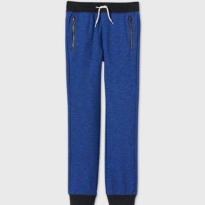 Boys' Cozy French Terry Knit Jogger Pants Blue